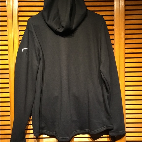 Women’s NIKE DRI-FIT BLACK HOODIE SIZE L NWT - Picture 3 of 3